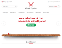 Tablet Screenshot of mikadoyayinlari.com